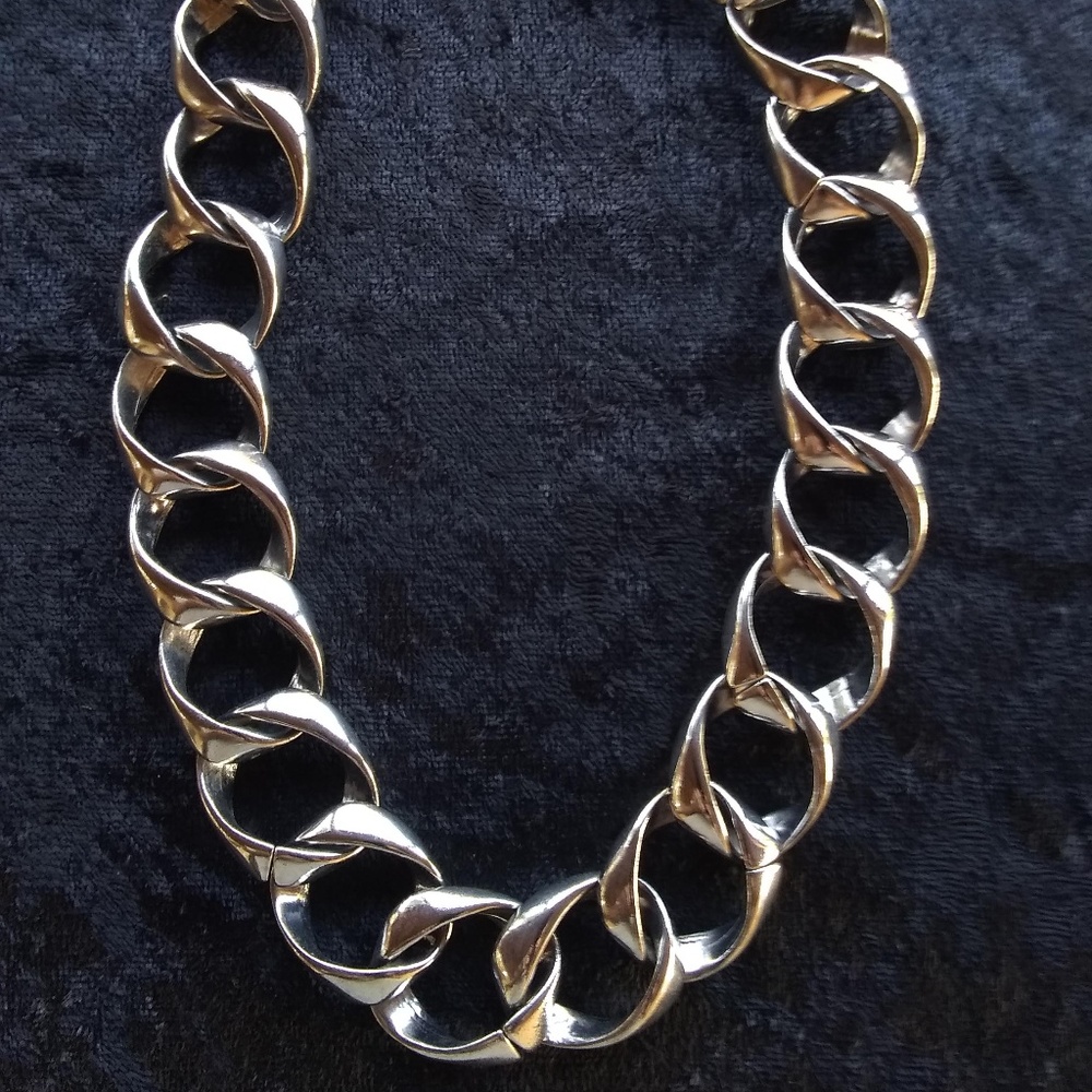 Sterling Silver overlay  Bead Necklace 20” main image 1
